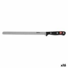 slomart nož za pršut quttin sybarite črna srebrna 28 cm (16 kosov)