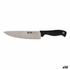 slomart kuhinjski nož quttin dynamic črna srebrna 20 cm (16 kosov)