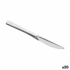 slomart set nožev za večkratno uporabo algon srebrna 50 kosi 20 cm (20 kosov)