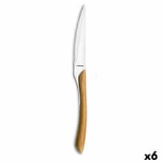 NEW Namizni nož Amefa Eclat 23 cm Kovina Dvobarvna (Pack 6x)