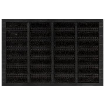 shumee Predpražnik pravokoten 40x60 cm guma in kokosova vlakna