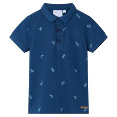 Greatstore Otroška polo majica temno modra 116