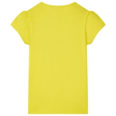 Greatstore Otroška majica živo rumena 128