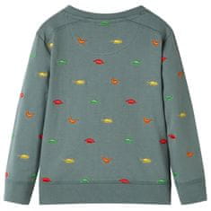 Greatstore Otroški pulover kaki 128