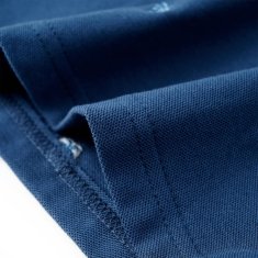 Vidaxl Otroška polo majica temno modra 92