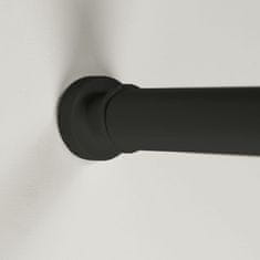 shumee Sealskin Teleskopska palica za tuš zaveso 125-220 cm črna