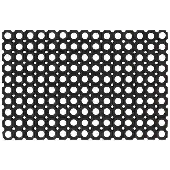 Vidaxl Predpražnik pravokoten 60x80 cm guma