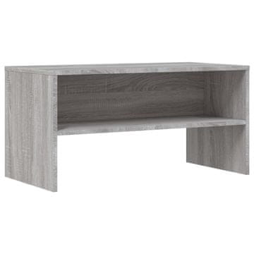 Vidaxl TV omarica siva sonoma 80x40x40 cm iverna plošča