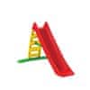 velik tobogan za otroke (170 cm) rdeč/rumena lestev