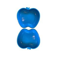 Dohany peskovnik v obliki jabolka 2x modra + 24-delni komplet bioplastičnih igral