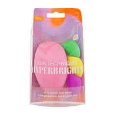 Real Techniques Hyperbrights Miracle Complexion Sponge Set aplikator za ličenje Miracle Complexion Sponge XL 1 kos + aplikator za ličenje Miracle Complexion Sponge Mini 3 kos