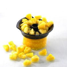 Gefu Profesionalni črni rezalnik za ananas iz nerjavečega jekla