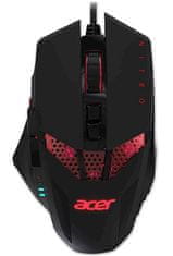 Acer Nitro Gaming računalniška miška, žična, 4200 DPI, črna