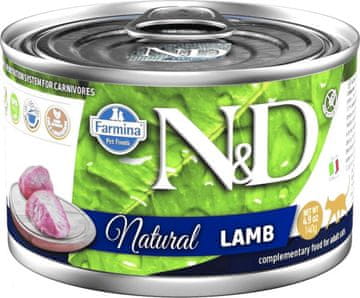 Farmina cat natural jagnjetina - mokra hrana za mačke - 140 g
