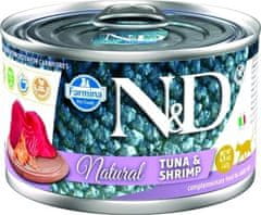 Farmina cat natural tuna s kozicami - mokra hrana za mačke - 140 g