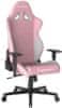 DXRacer DXRacer GLADIATOR igralni stol roza in bela, tkanina