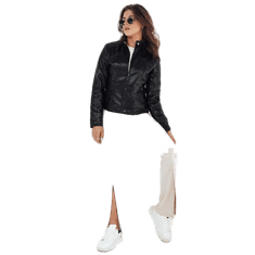 Dstreet Ženska usnjena jakna KLIROS črna ty4159 XL