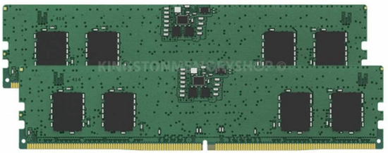 Kingston pomnilnik (RAM), 16GB (2x8GB), DDR5-5200, DIMM, CL42, 1.1V (KVR52U42BS6K2-16)