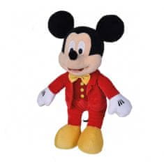 Simba DISNEY Miki Miška maskota v bleščečem rdečem suknjiču 25cm