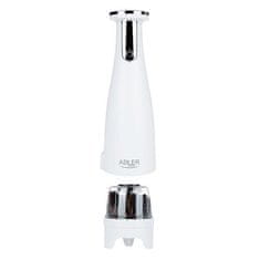 Adler AD4449W električni mlinček za sol in poper, bel