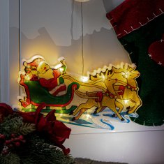 WOWO LED lučke Božičkove sani - božične LED lučke - viseči okras Božičkovih sani