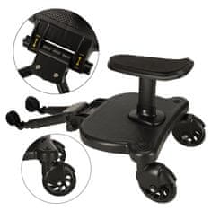 slomart Podaljšek za voziček z otroškim sedežem črn