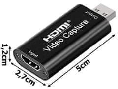 Verkgroup Snemalnik HDMI 4K na USB video grabber