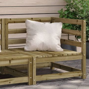 Vidaxl vidaXL Vrtni kotni kavč 70x70x67 cm impregniran borov les