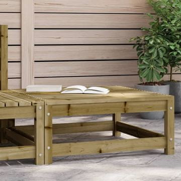 Vidaxl vidaXL Vrtni stolček za noge 70x70x30 cm impregniran borov les