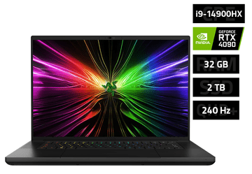Razer Blade 16 gaming prenosnik, i9-14900HX, 32GB, SSD2TB, RTX4090, QHD+ 240Hz OLED, W11H (RZ09-05102EN4-R3E1)