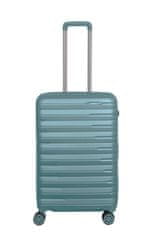 Ornelli Perle Metalic potovalni kovček, srednji, moder (28013)