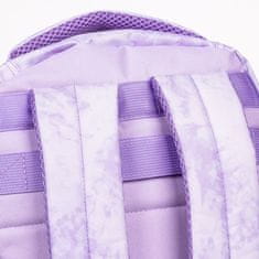Safta Šolska torba Stitch za deklice, vijolična, 30x44x13cm