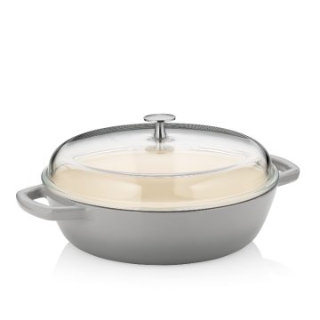 Kela Kela KL-12614 Calido litoželezo svetlo siva okrogla 16,0cm 28,0cm 3,8l