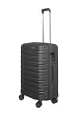 Ornelli Perle potovalni kovček, majhen, črn (28018)