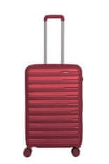 Ornelli Perle potovalni kovček, srednji, rdeča (28021)