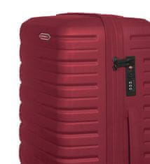 Ornelli Perle potovalni kovček, srednji, rdeča (28021)