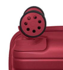 Ornelli Perle set potovalnih kovčkov, rdeč (28019)