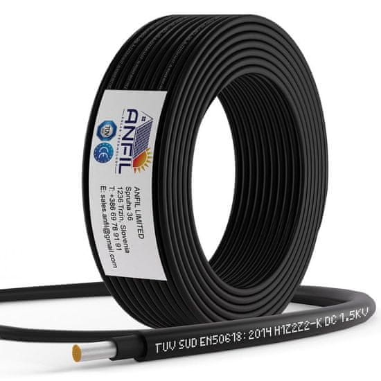 ANFIL Solarni kabel 6 mm2 (10 AWG) Črn