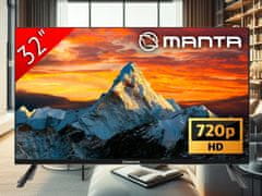 Manta 32LHA123E HD+ LED televizor, Android, WIFI, Dolby Digital+