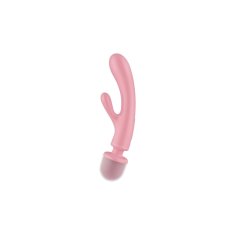 Satisfyer Masažni in rabbit vibrator Satisfyer Triple Lover, roza