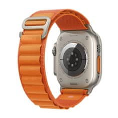 Apple Watch Ultra pametna ura, 49 mm, Titanium ohišje, Alpine Loop, oranžna, M