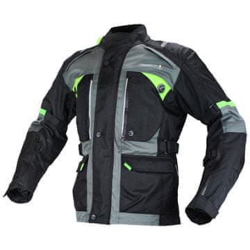 Cappa Racing Moška moto jakna FIORANO textilna črna / zelena