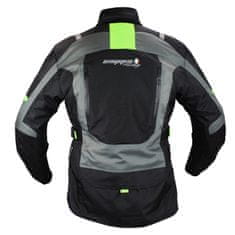 Cappa Racing Moška moto jakna FIORANO textilna črna / zelena XL