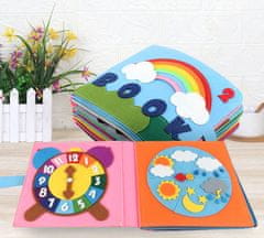 Sweetbuy 3D tiha knjiga za otroke in malčke (1 + 1 GRATIS) 〡MONTESSORI