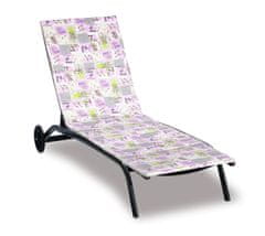 Blazina za ležalnik na plaži - prevleka na zadrgo - 55x195 cm - Patchwork