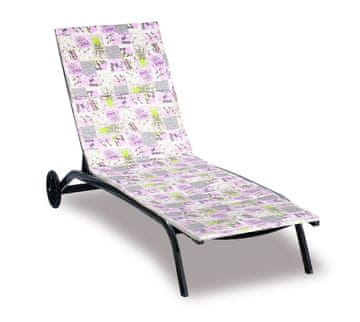 Blazina za ležalnik na plaži - prevleka na zadrgo - 55x195 cm - Patchwork