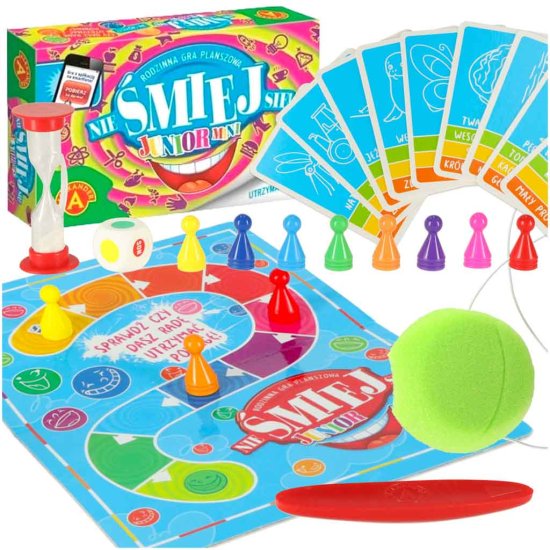 WOWO Igra za otroke 'Ne smej se!' - Mini družabna igra ALEXANDER Junior 'Ne smej se!' za otroke 3+