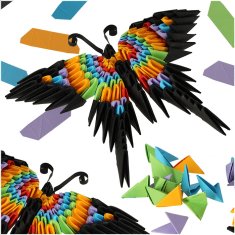 WOWO 3D Origami Metulj - ALEKSANDER 154 kosov za otroke 8+ let