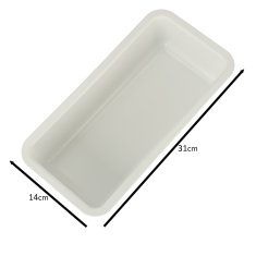 WOWO Pekač - Rjav pekač za torte in kruh 31 cm x 14 cm