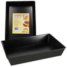 shumee Pekač teksturiran model za torte in peciva 36cm x 24,5cm x 6cm črn